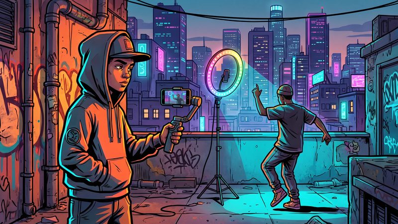 媚黑TikTok风格创意游戏短视频合集